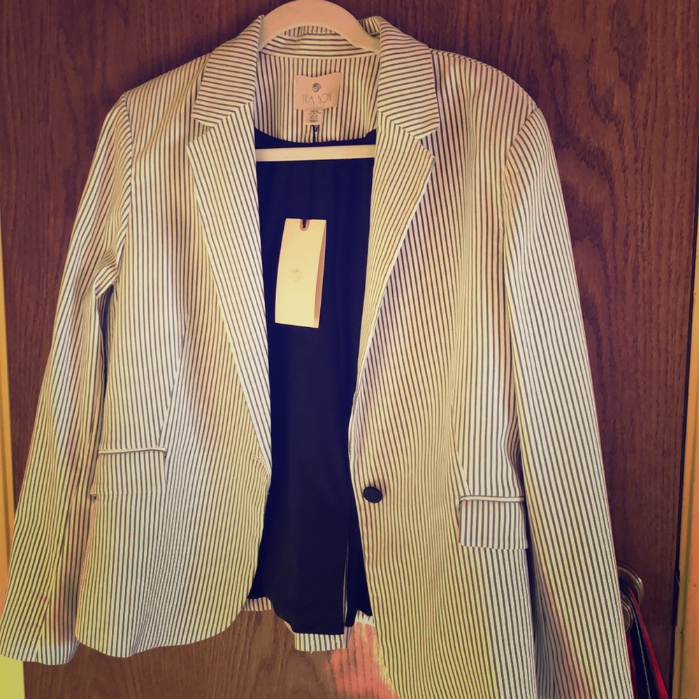 Lila Rosa Striped Jacket